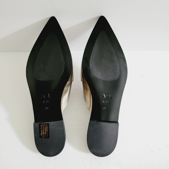 NEW AGL REI Leather Pointed Toe Mule - Picture 6 of 8